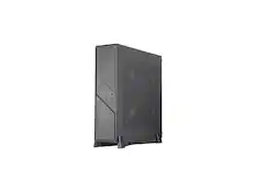Front. SilverStone - Silverstone Slim and compact Mini-ITX enclosure - Silver.