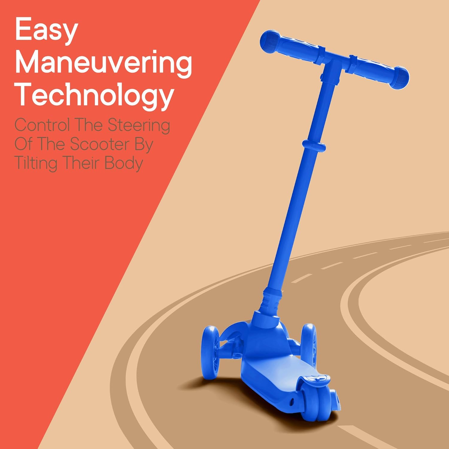 Easy Maneuvering Technology
Control The Steering Of The Scooter By Tilting Their Body