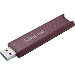 Kingston - DataTraveler Max USB 3.2 Gen 2 Series Flash Drive - 1 TB - USB 3.2 (Gen 2) Type A - 1000 MB/s Read Speed - 900 - Red