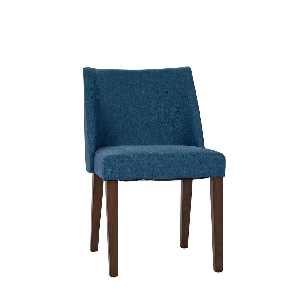 Angle. Starlight Canyon Home - Wooden Side Chair in Brown, Solid Wood Dining Chair for Kitchen or Dining - Brown.