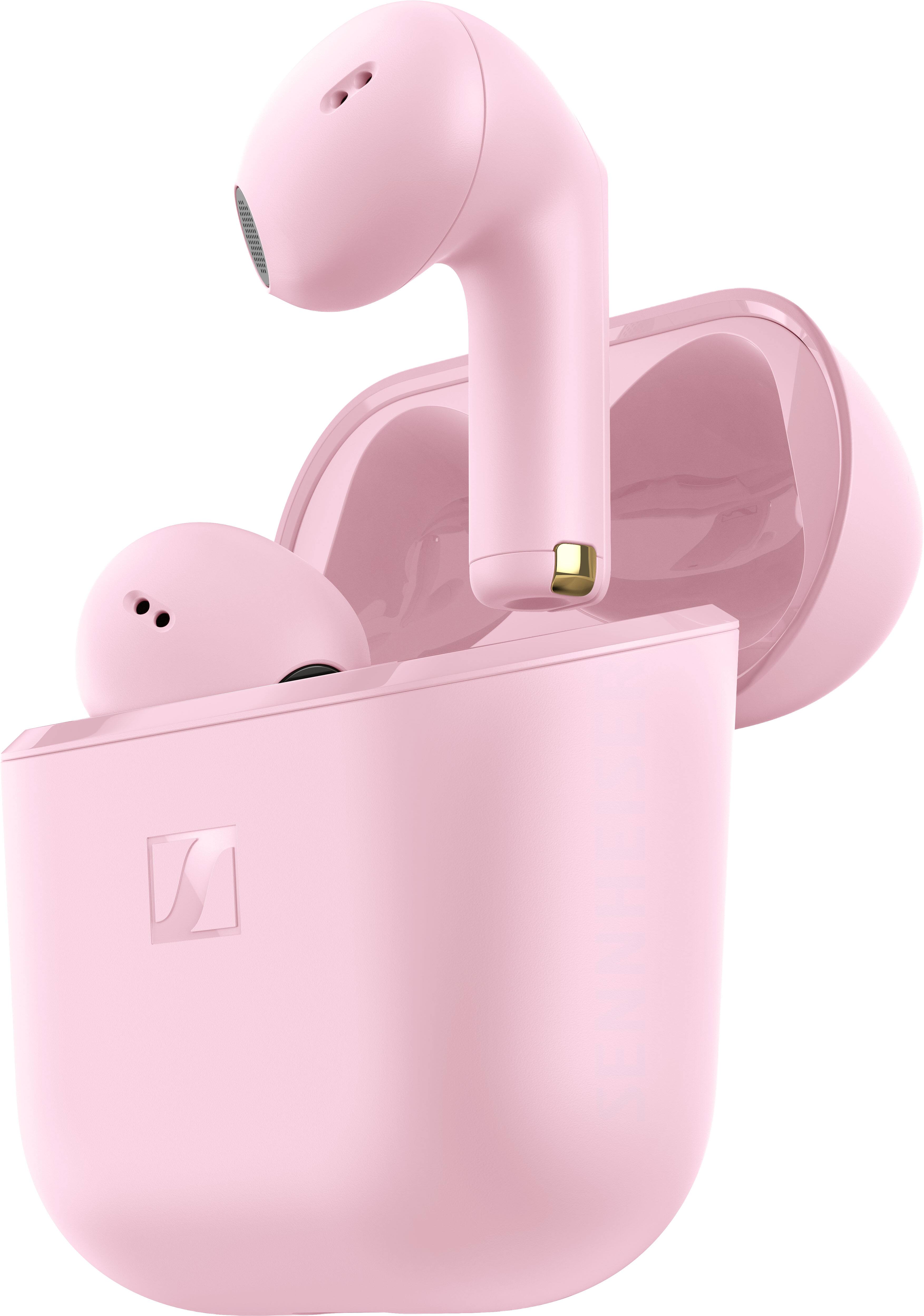 Angle. Sennheiser - Sennheiser ACCENTUM Open Wireless Earbuds - In Ear Buds with Open Design, Dynamic Sound and Bluetooth 5.3 - Blush Pink.