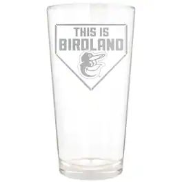 Great American Products - Baltimore Orioles Etched 16oz. Rally Cry Pint Glass - Multicolor
