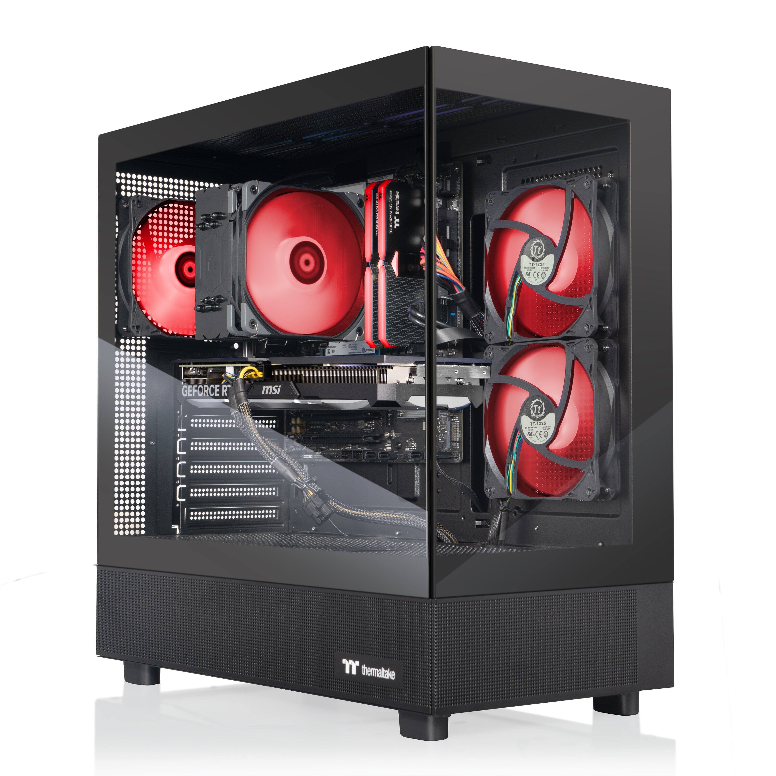 The text on the image reads "MSI Gaming Desktop Computer".