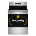 Whirlpool - 5.3 Cu. Ft. Freestanding Electric Convection Range with No Preheat Air Fry and Air Baking - Stainless Steel