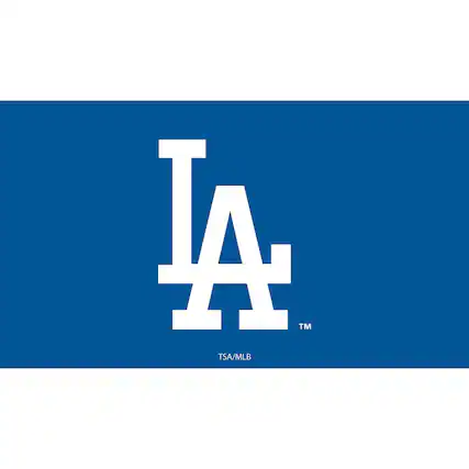 Front. Evergreen Enterprises - Los Angeles Dodgers 28" x 16" Logo Indoor/Outdoor Trapper Mat - Multicolor.