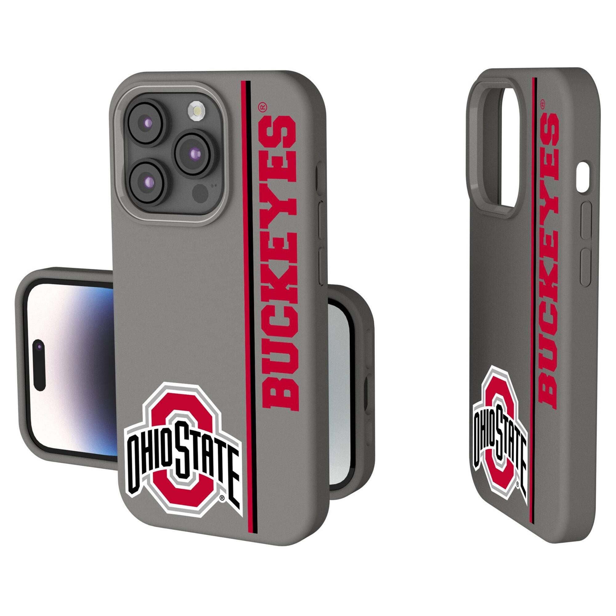Keyscaper - NCAA - Ohio State Buckeyes iPhone Soft Touch Case - 15 - Gray