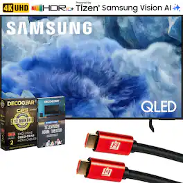 Samsung - 43" QLED Q8F 4K Vision AI Smart TV (2025) w/ Extended Protection Bundle