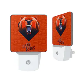 Keyscaper - Chicago Bears 2024 Illustrated Limited Edition Nightlight Two-Pack - Multicolor