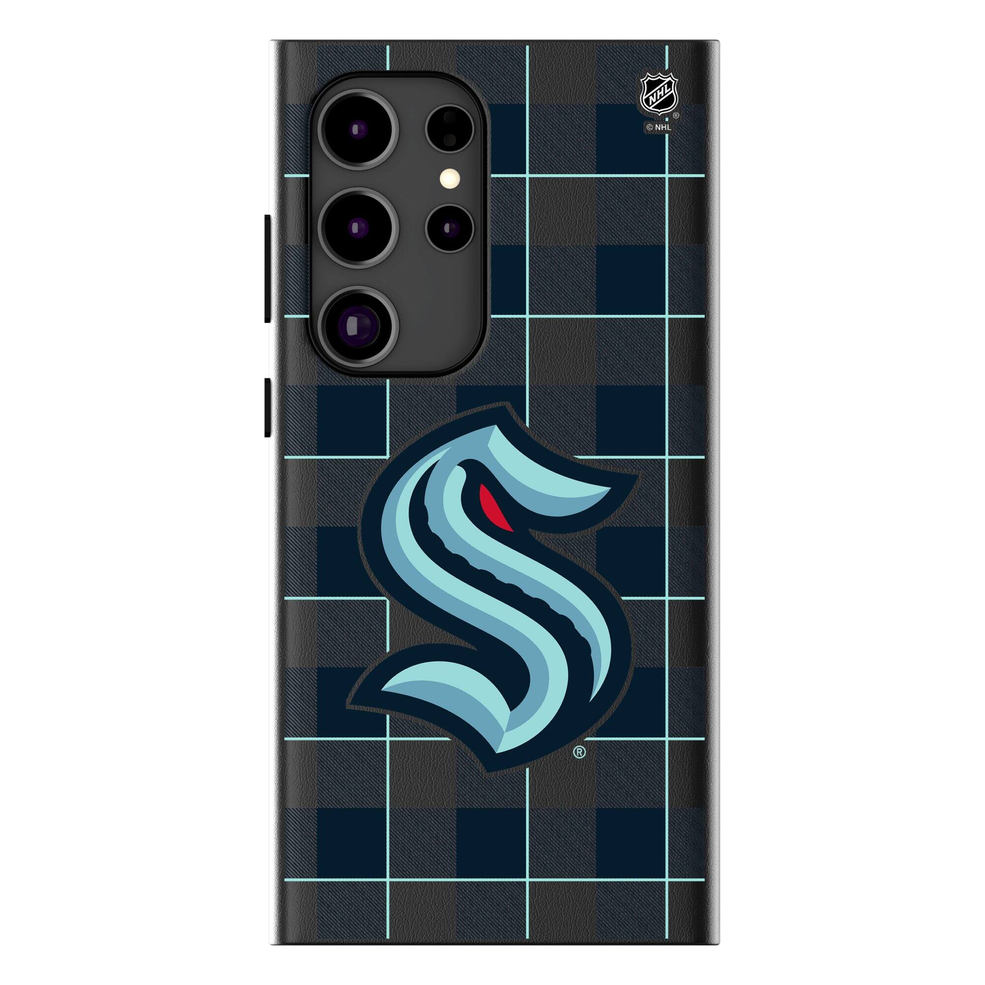 Keyscaper - NHL - Seattle Kraken Plaid Galaxy Magnetic Bump Case - S24 Ultra - Black price history on PriceWatchPro