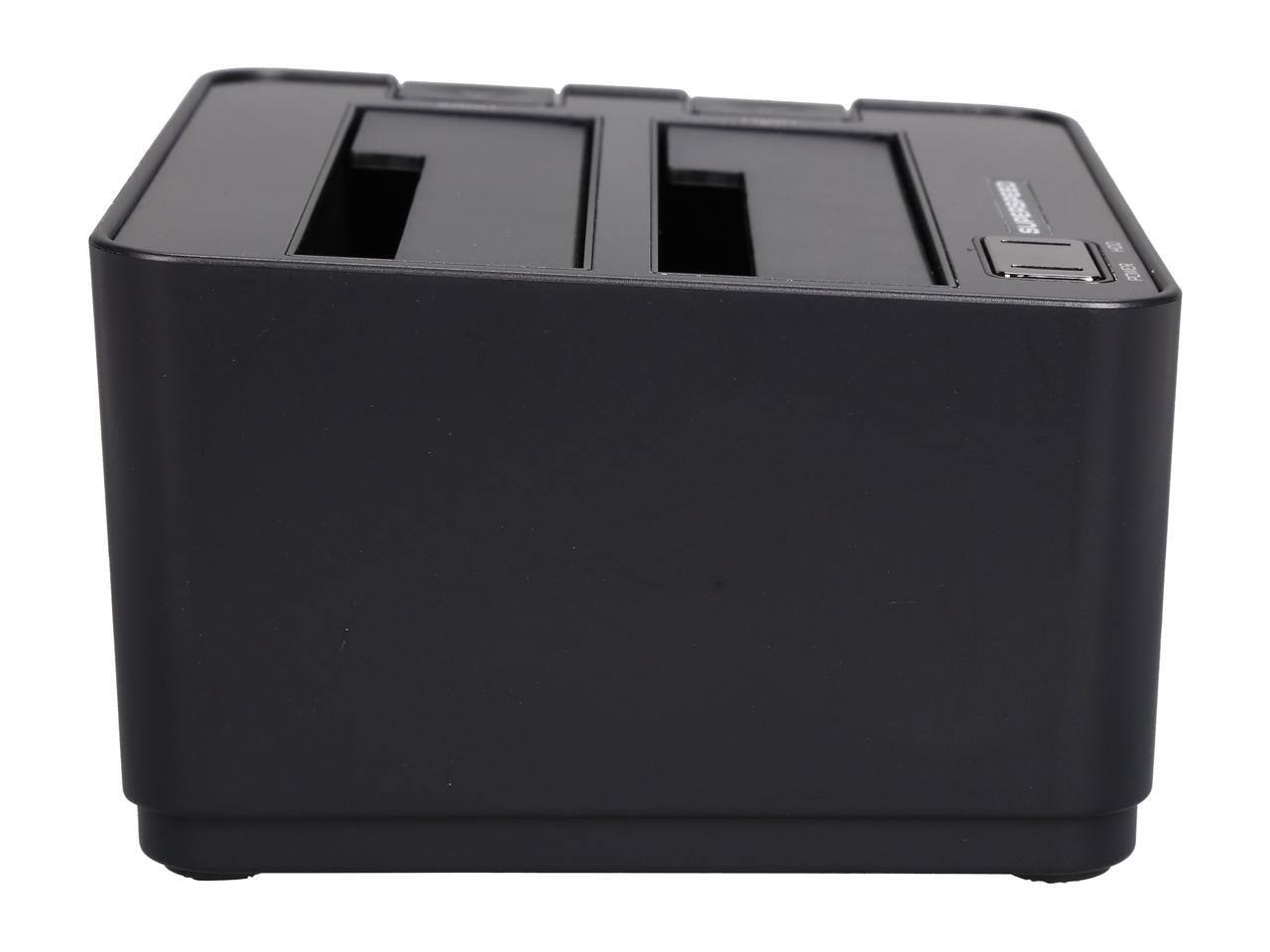 Alt View 2. Nippon Labs - Nippon Labs NL-ST0022A 2.5" & 3.5" SATA I/II/III USB 3.0 2-Bay Hard Drive Docking Station, Beige.