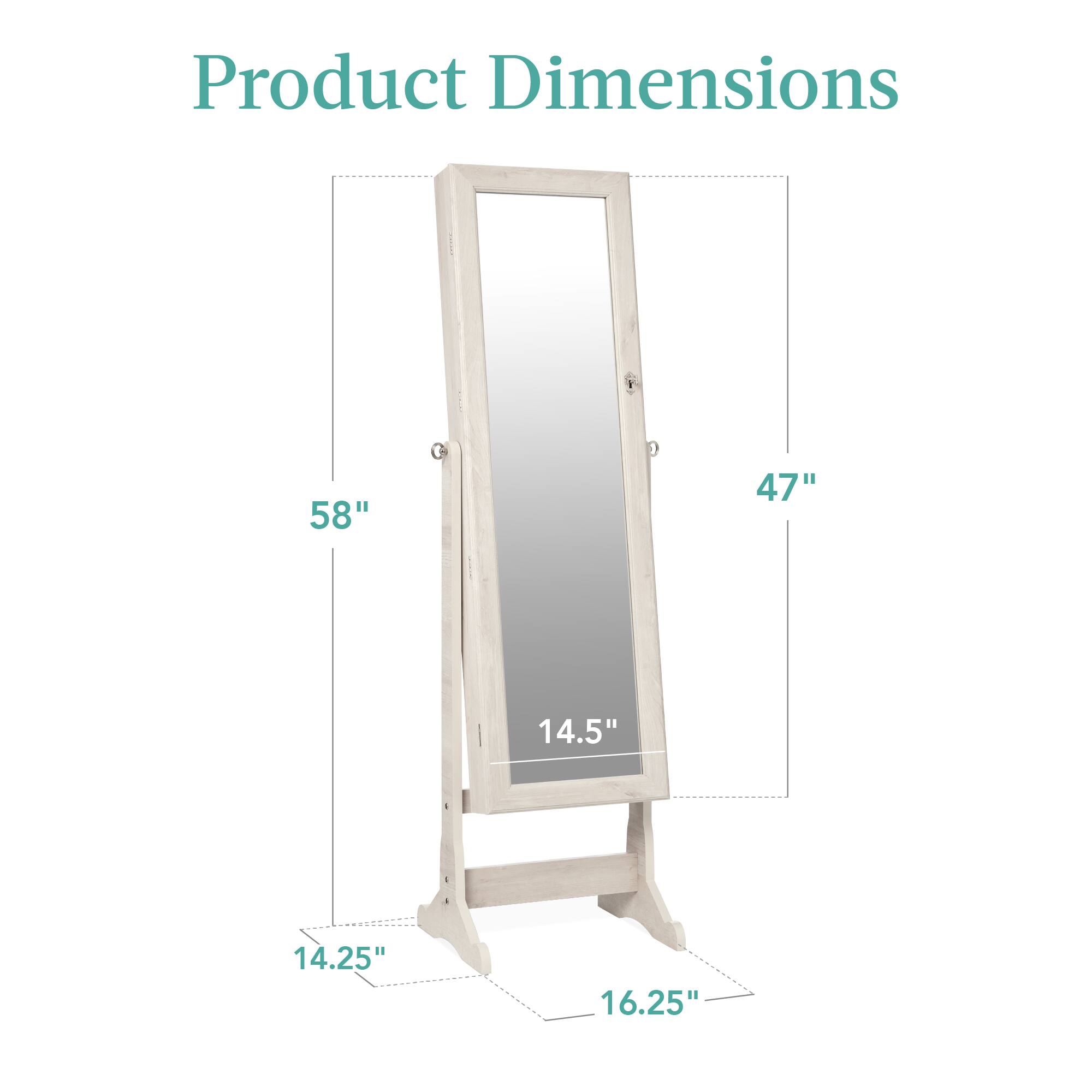 Product Dimensions: 58" x 47" x 14.5" x 14.25" x 16.25"