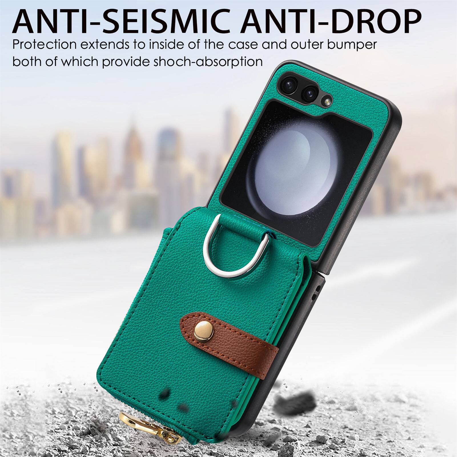 ANTI-SEISMIC ANTI-DROP  
Protection extends to inside of the case and outer bumper both of which provide shock-absorption