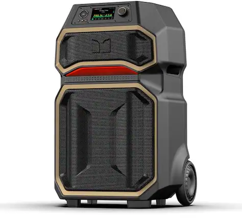 Front. Monster - Rock'n Roller X Pro Portable Bluetooth Speaker.