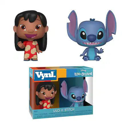Disney Lilo & Stitch Vinyl Collectibles - Lilo + Stitch
Vynl.
Vinyl Collectibles - Figurines à Collecter en Vinyle - Collectibles de Vinilo - Collectibles en Vinilo
Warning: Choking Hazard - Attention: Danger d'Étouffement - Advertencia: Peligro de Asfixia