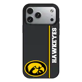 Keyscaper - NCAA - Iowa Hawkeyes iPhone Magnetic Bump Case - 16 - Black