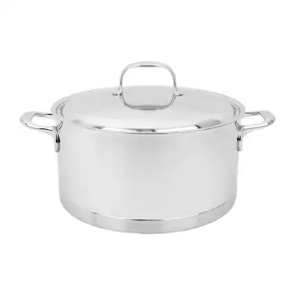 Front. Demeyere - Demeyere Atlantis Proline 7 8.9-qt Stainless Steel Dutch Oven - Stainless Steel.