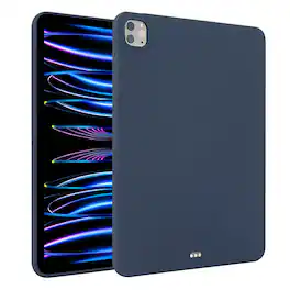 Dteck - Case For Apple iPad Pro 13'' (M5) 2025/(M4) 2024 Slim Lightweight Soft TPU Skin-Friendly Anti-Scratch Protective Cover - Darkblue