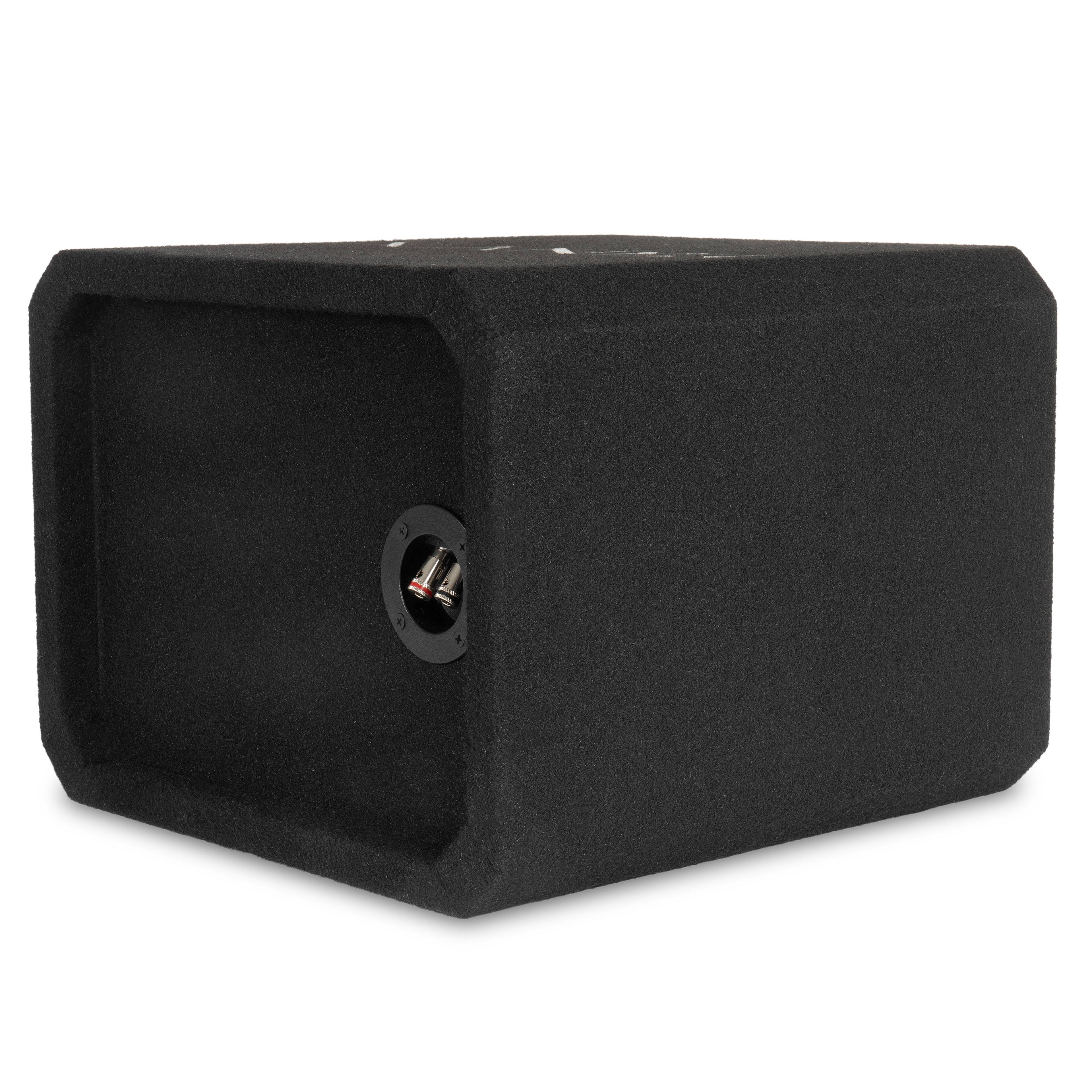 Alt View 4. NVX - NE81P Single 8" Slot Ported 3/4" MDF Subwoofer Enclosure.