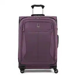 Travelpro - Tourlite Softside Expandable Luggage 25" Checked Spinner - Deep Purple