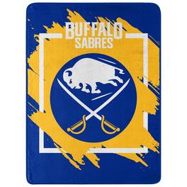 Northwest - Buffalo Sabres 46" x 60" Dimensional Micro Raschel Plush Throw Blanket - Blue
