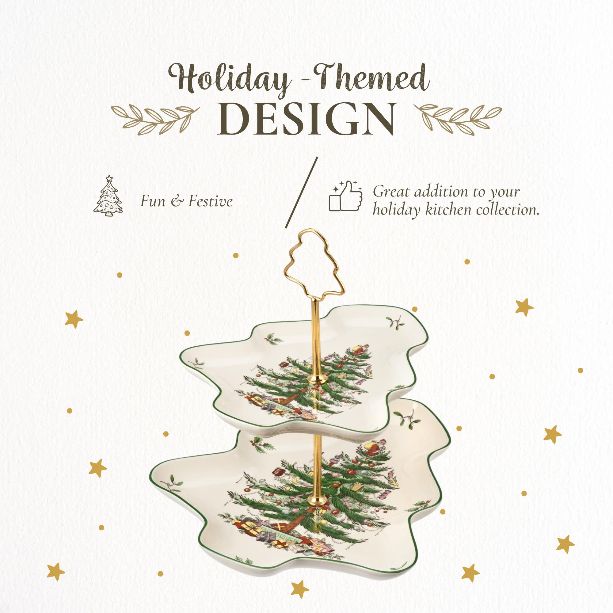 Holiday-Themed DESIGN  
Fun & Festive  
Great addition to your holiday kitchen collection.