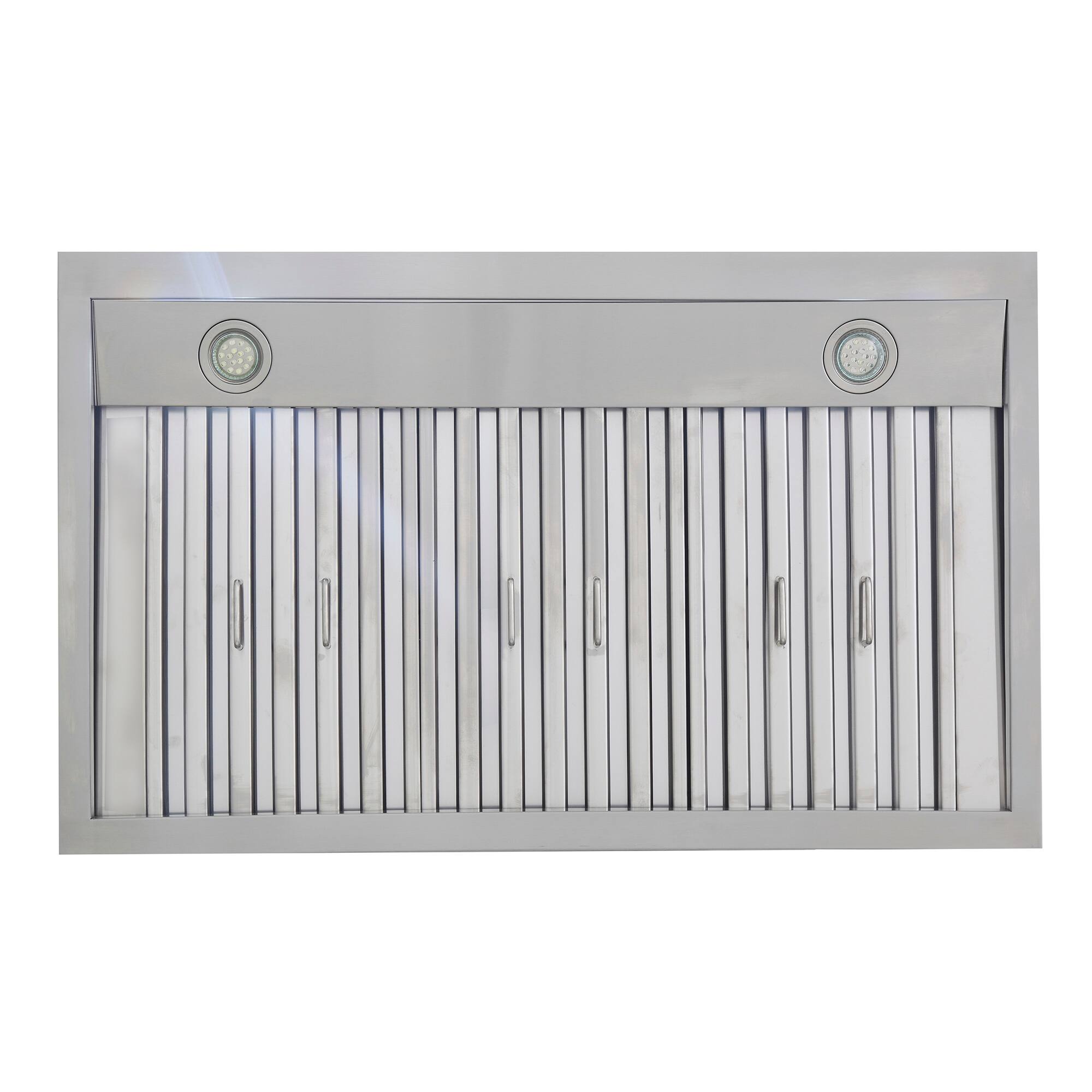 Alt View 6. Kucht - 36" Wall Mount Range Hood 900 CFM – Black - Black.