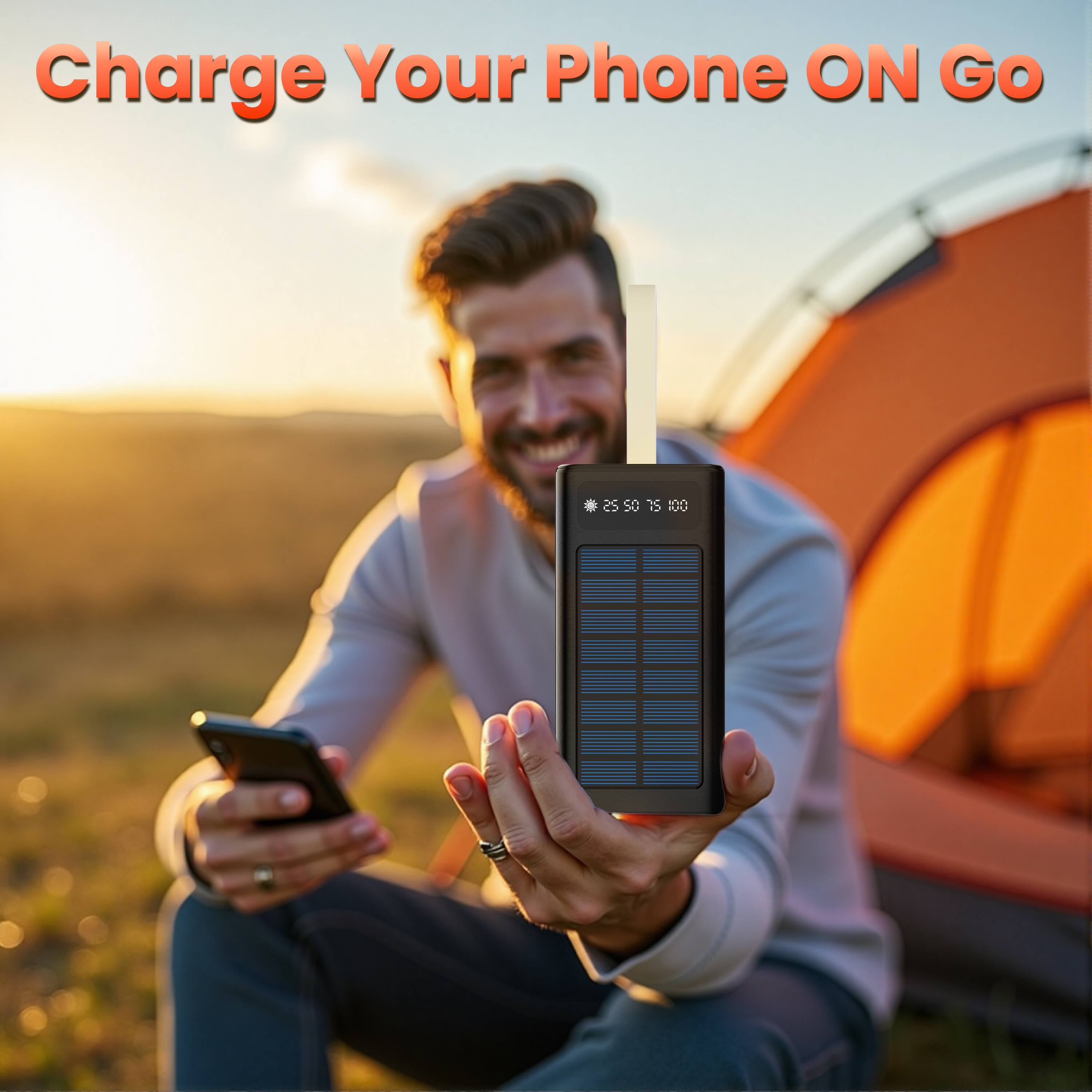 Charge Your Phone ON Go

25 59 75 100