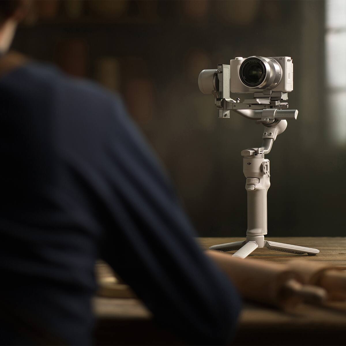 Alt View 9. DJI - DJI RS 4 Mini 3-Axis Handheld Gimbal Stabilizer + Shotgun Microphone.