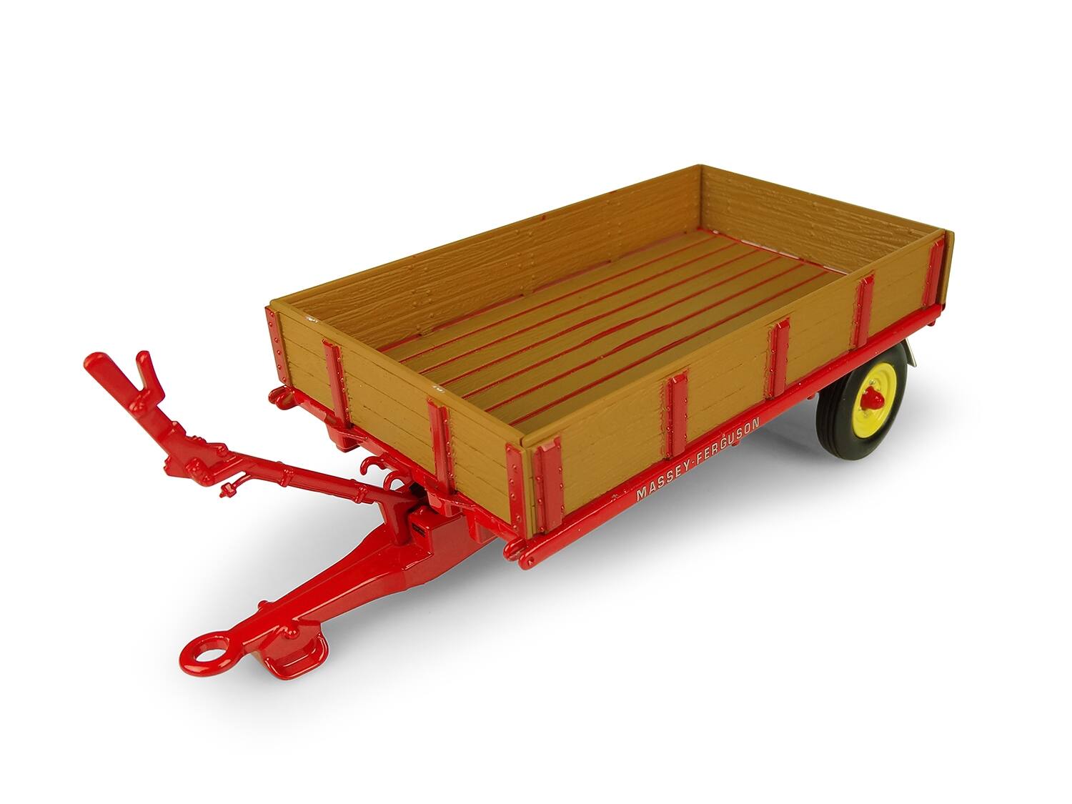 Front. Universal Hobbies - Massey Ferguson 3Ton Tipping Bed with Drop Sides Trailer 1/32 Diecast Model by Universal Hobbies.