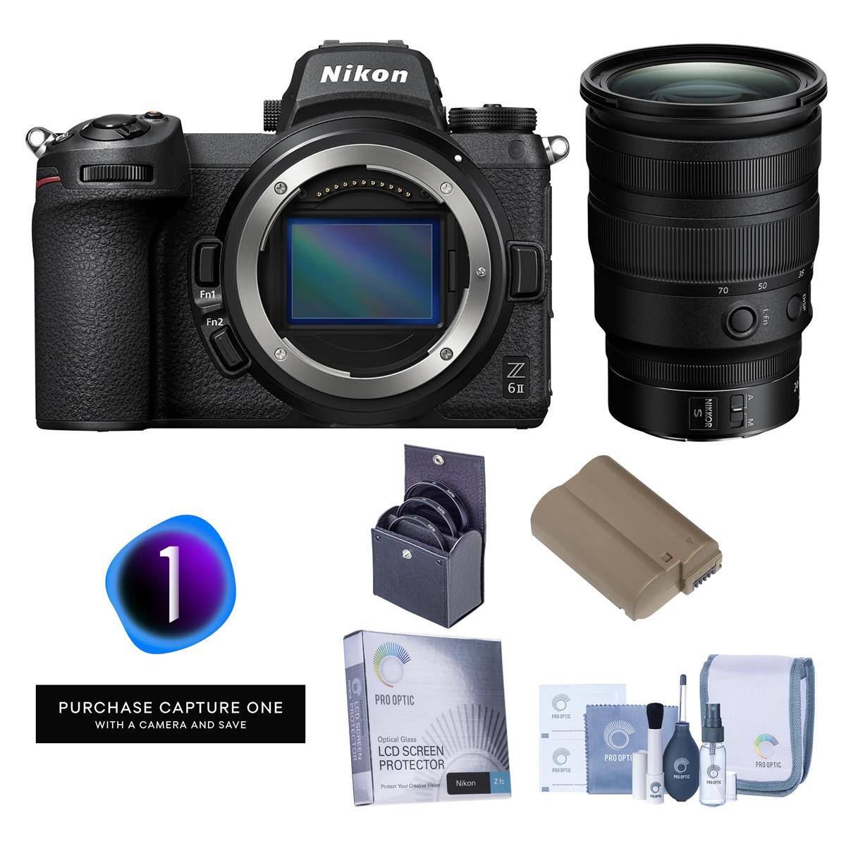 Nikon Z 6 II

Fn1 Fn2

Purchase Capture One with a camera and save

Pro Optic
Optical Glass LCD Screen Protector