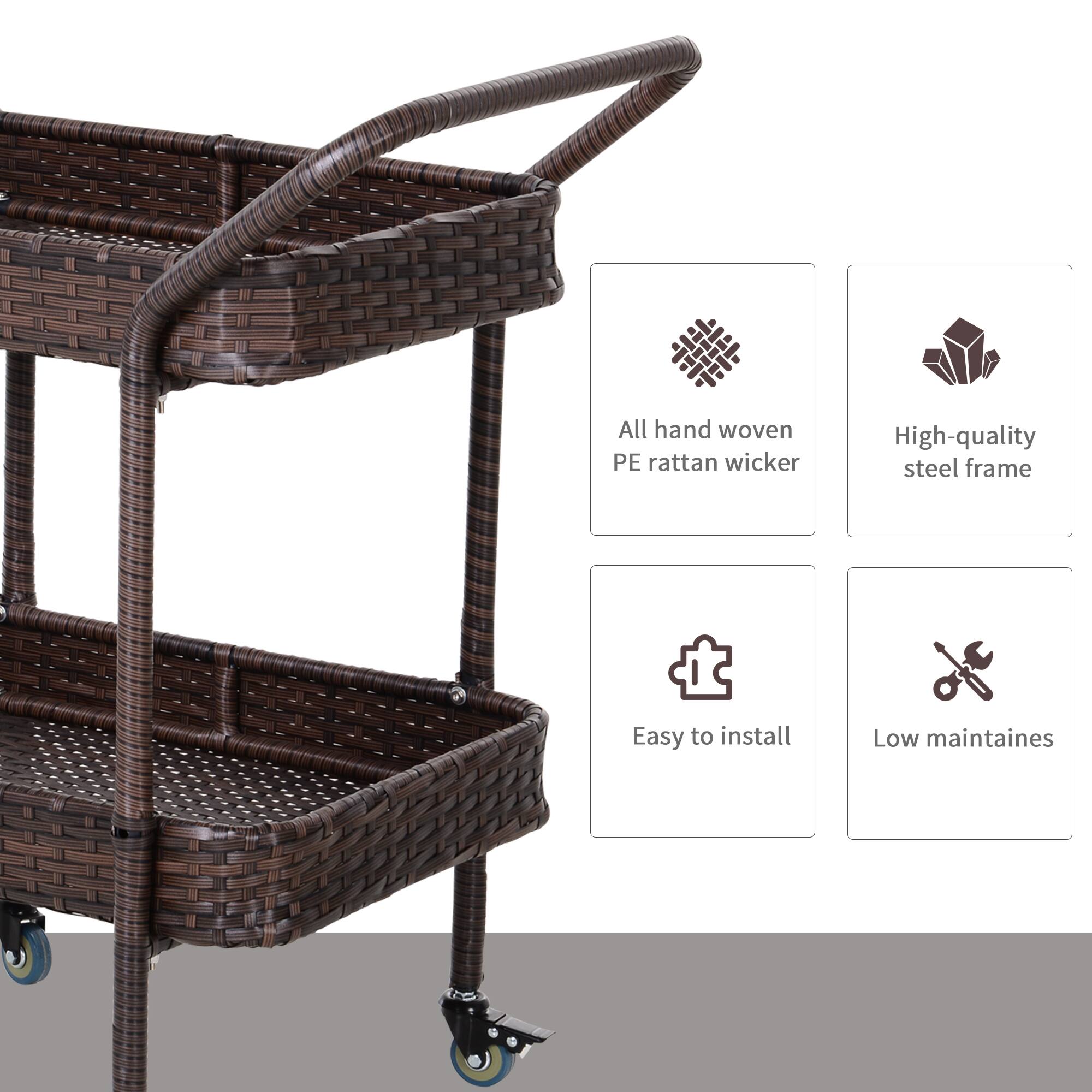 All hand woven PE rattan wicker, High-quality steel frame, Easy to install, Low maintenance