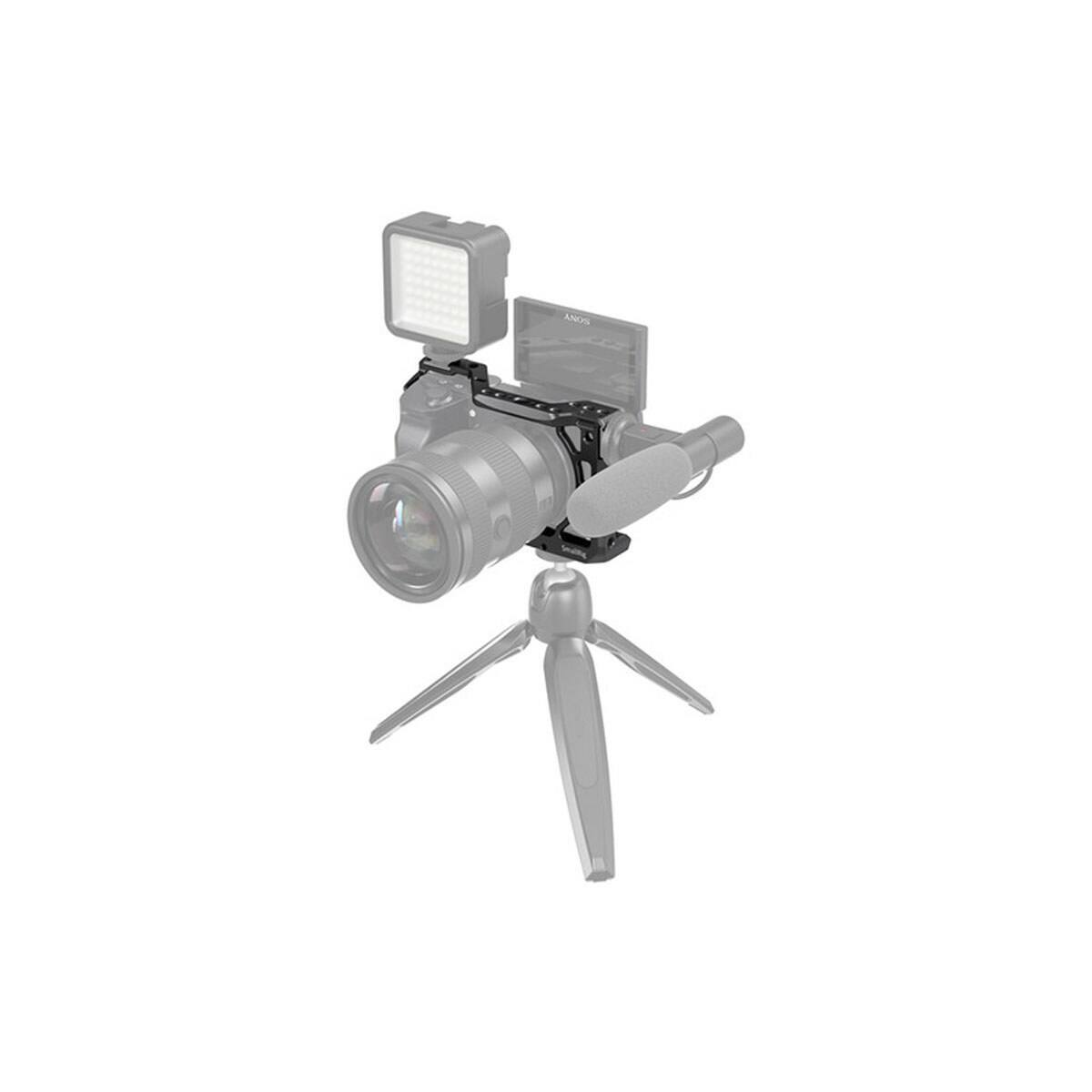 Alt View 7. Smallrig - SmallRig Full Camera Cage  Arri Locating Handle Kit for Sony A6600.