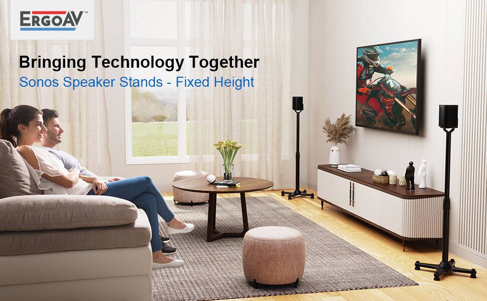 ERGOAV Bringing Technology Together Sonos Speaker Stands - Fixed Height