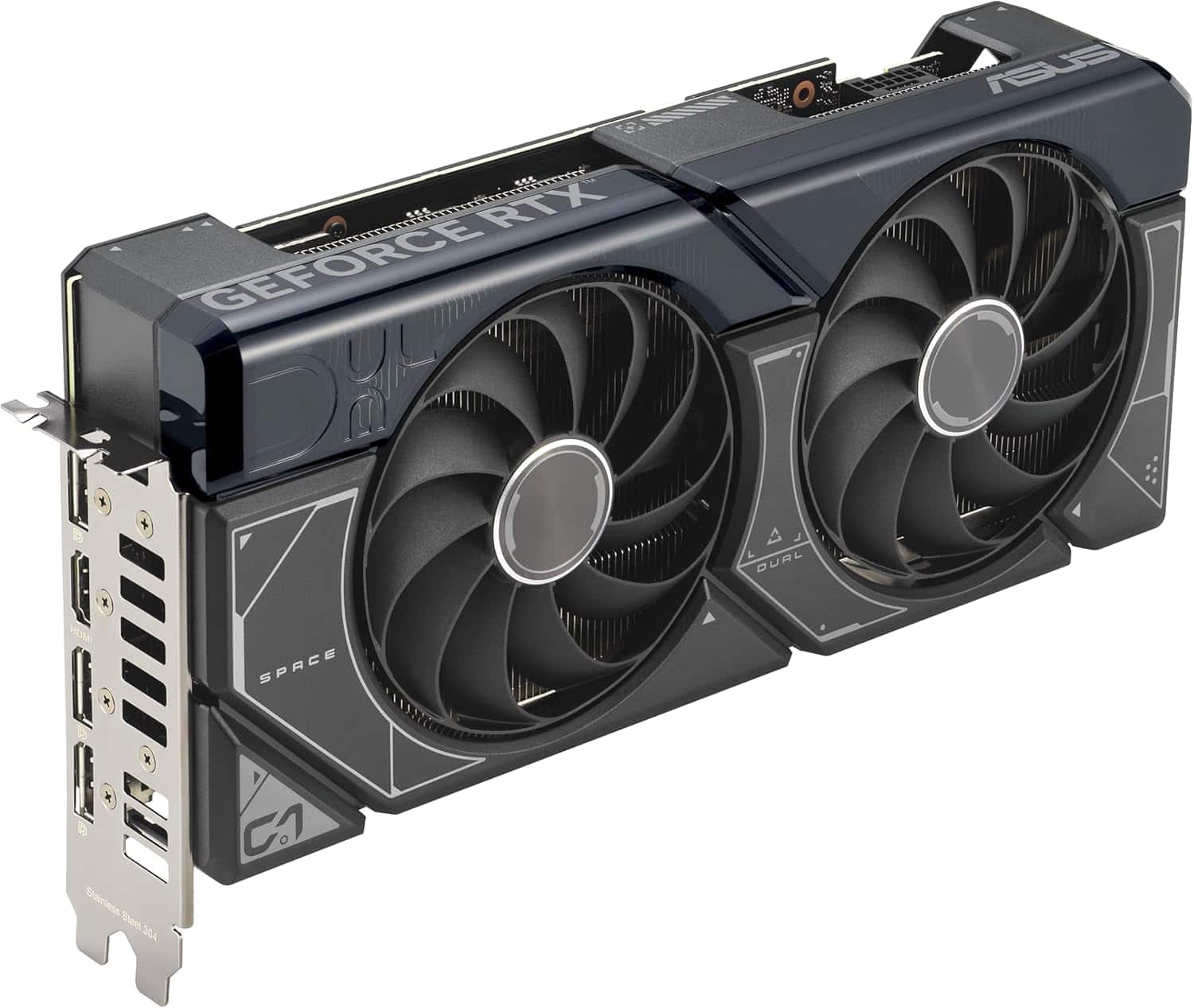 ASUS - Refurbished Excellent - DUAL RTX 4070 TI SUPER OC 16GB DUAL GDDR6X VIDEO GRAPHICS CARD GPU