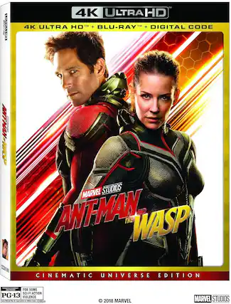 Front. Ant-Man and the Wasp - 4K Blu-Ray.