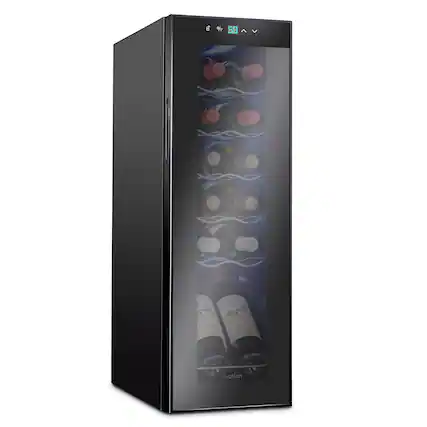Alt View 11. Ivation - Ivation - 12-Bottle Compressor Freestanding Wine and Beverage Cooler.