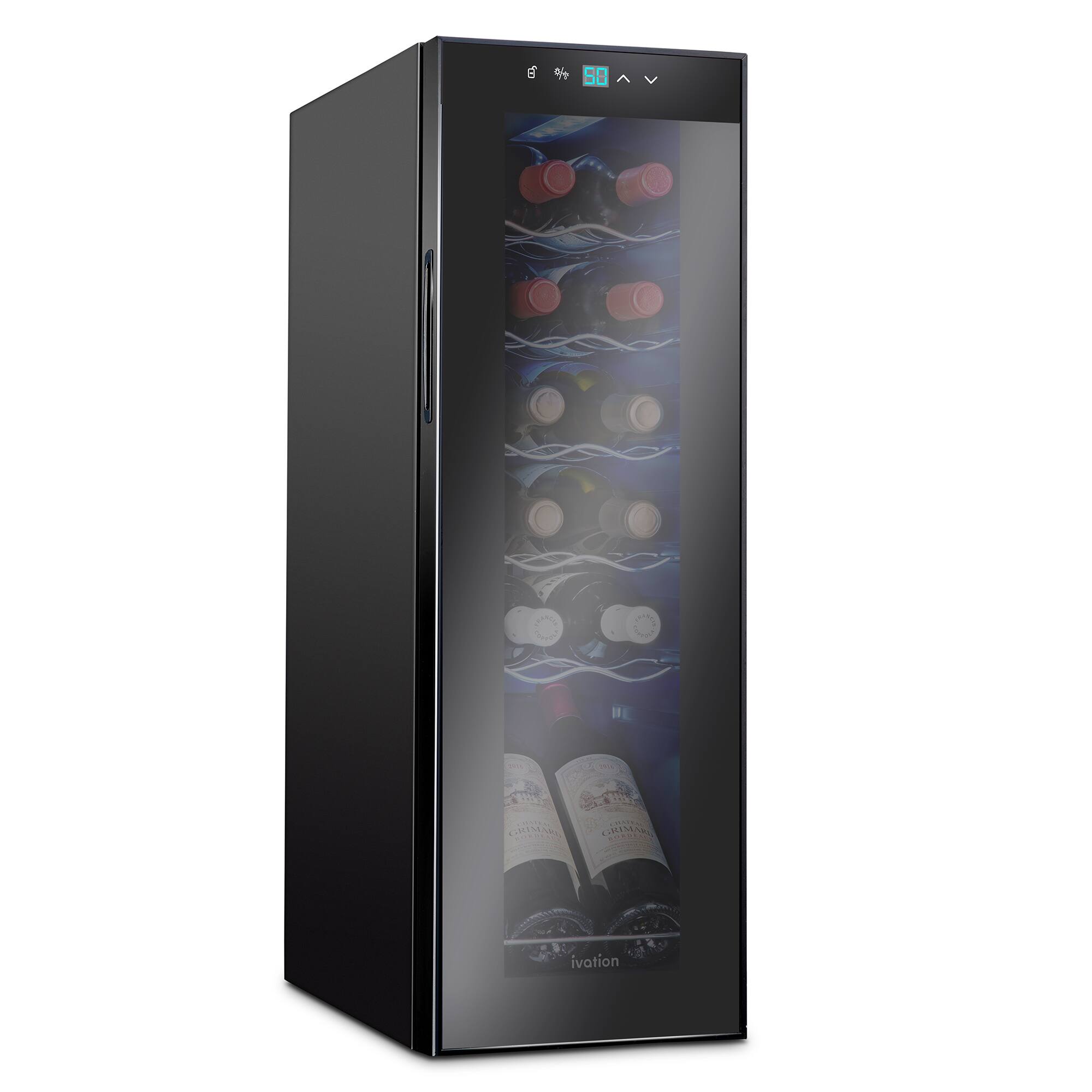 Alt View 11. Ivation - Ivation - 12-Bottle Compressor Freestanding Wine and Beverage Cooler.