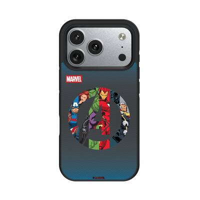 Keyscaper - Marvel Grid Bump Phone Case - Apple iPhone 17 Pro - Avengers Keyscaper - Marvel Grid Bump Phone Case - Apple iPhone 17 Pro - Avengers