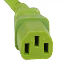 Sanoxy - Cables and Adapters; 10ft 18 AWG Computer Power Extension Cord IEC320 C13 to IEC320 C14 - Green