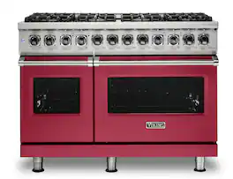 Viking - 5-Series Dual Fuel Self-Clean 48"W Sealed Burner Range - Valentine