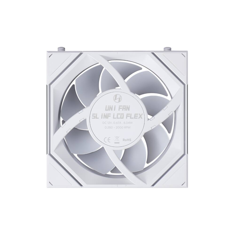 UNI FAN SL INF LCO FLEX DC 12V 0.67A 8.04W 0.350-2000 RPM CE RoHS