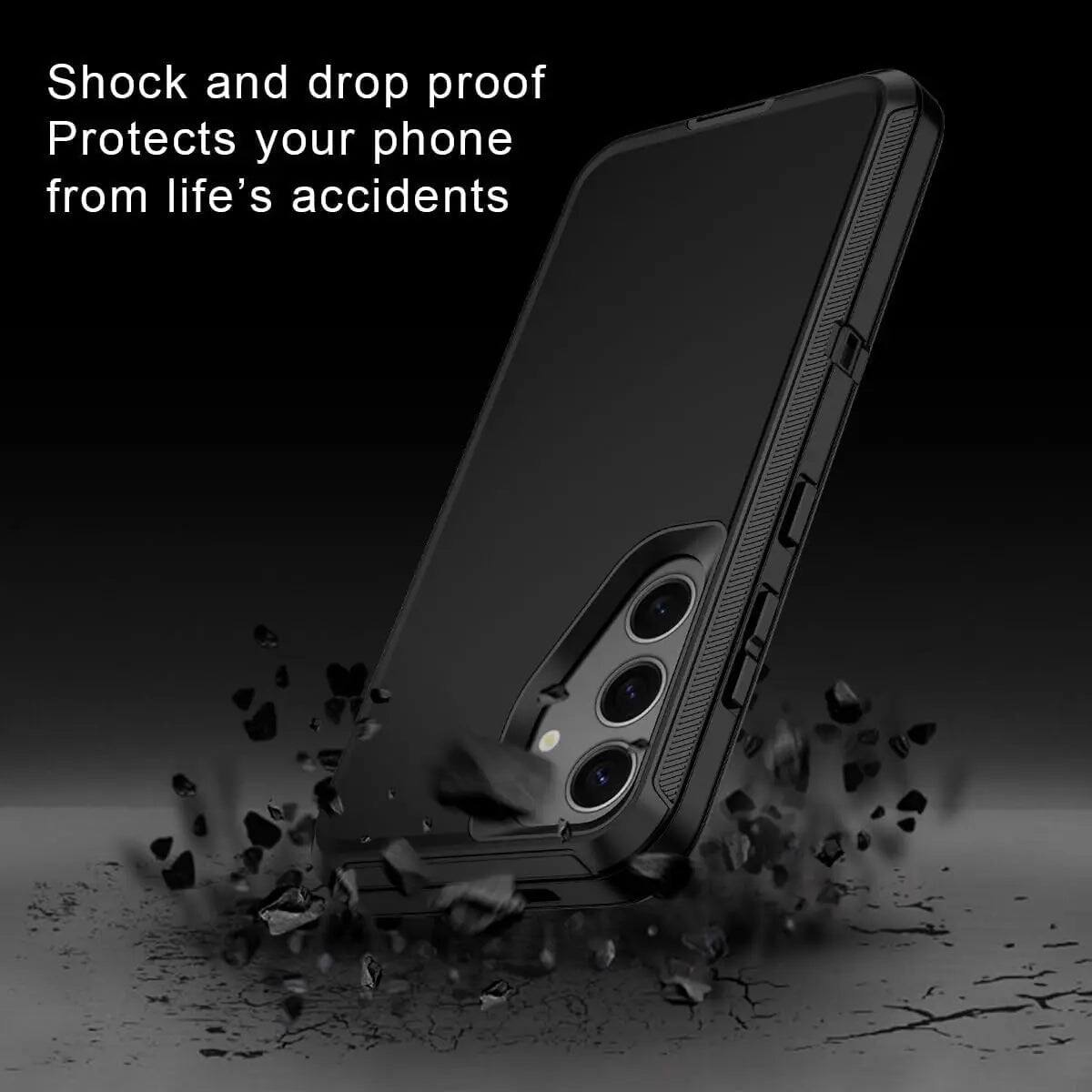 Shock and drop proof  
Protects your phone from life's accidents