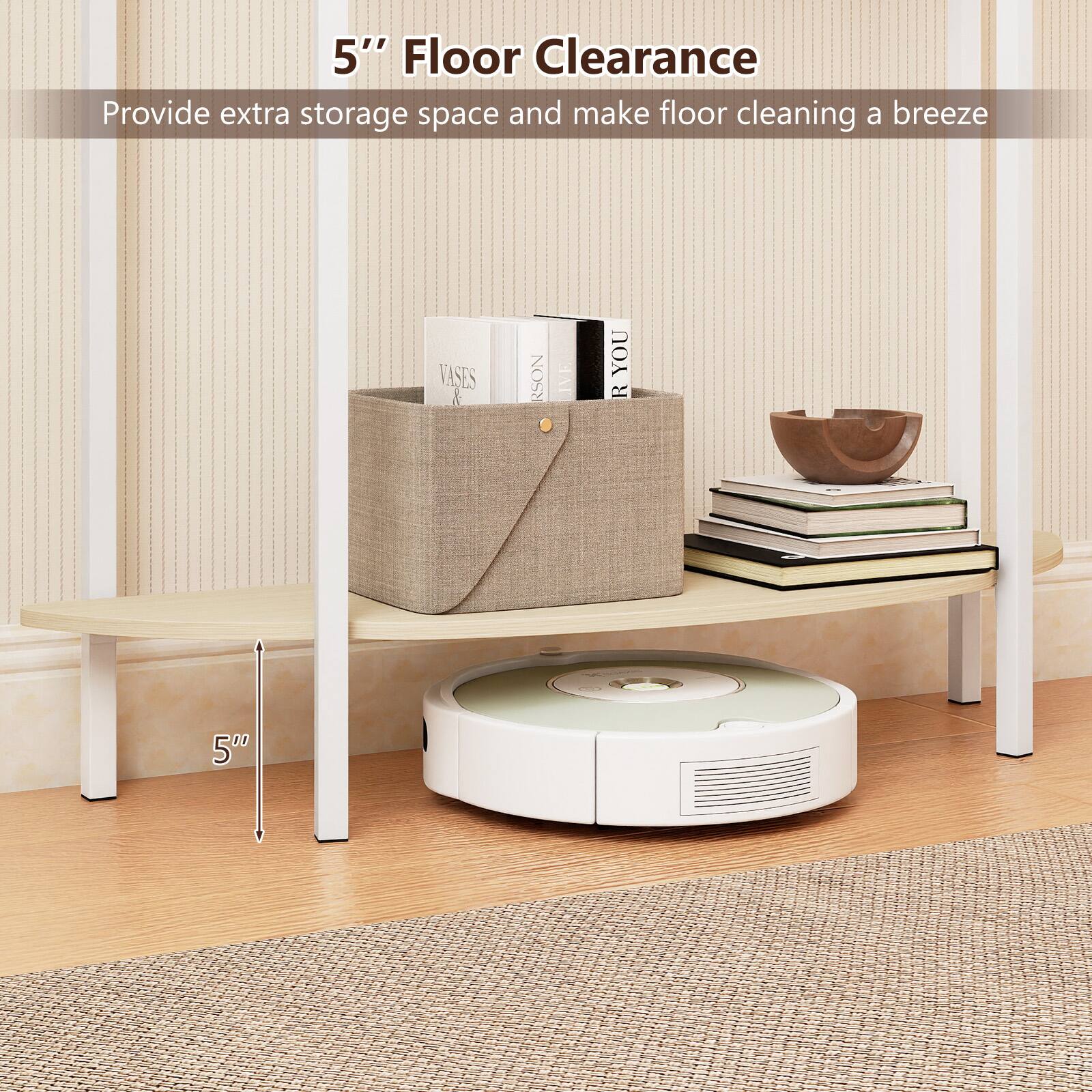 5" Floor Clearance  
Provide extra storage space and make floor cleaning a breeze
