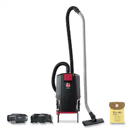 Hoover - Commercial CH93600 HVRPWR 6 quart 40V Cordless Backpack Vacuum - Black