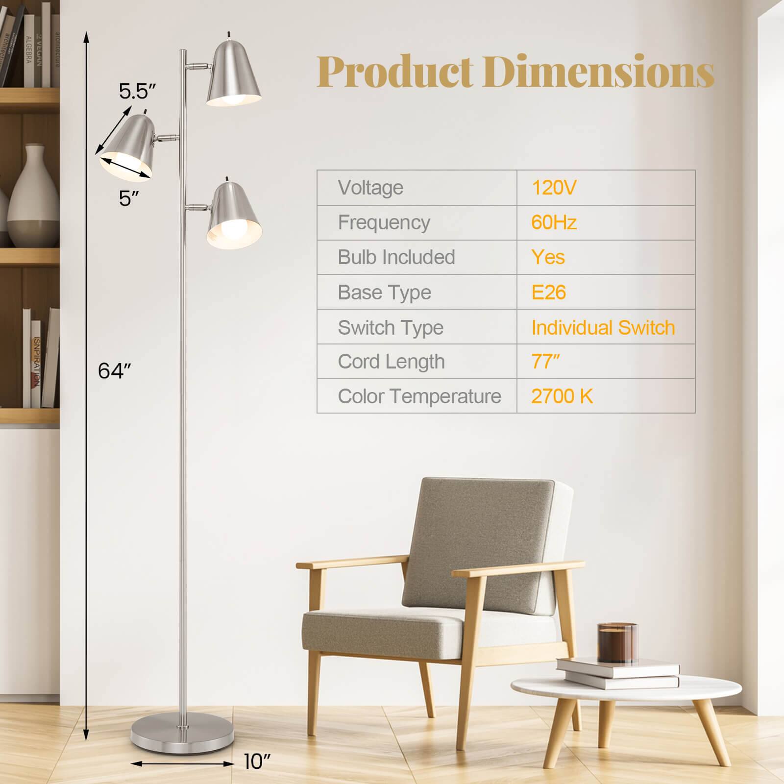 ALGEBRA
VEGAN

Product Dimensions

5.5"
5"
64"
10"

Voltage Frequency Bulb Included
120V 60Hz Yes

Base Type E26 Switch Type Individual Switch Cord Length 77" Color Temperature 2700 K