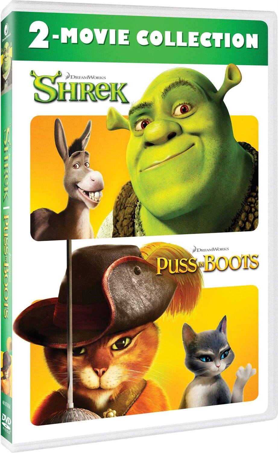 Angle. Shrek/Puss in Boots (DVD Double Feature) [DVD].