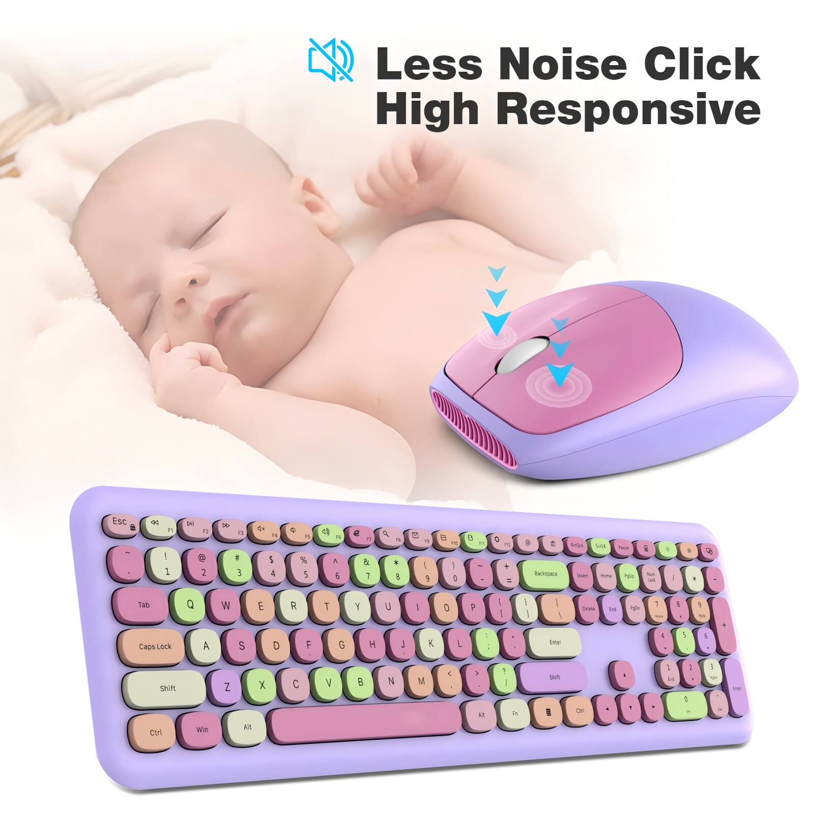 Less Noise Click High Responsive