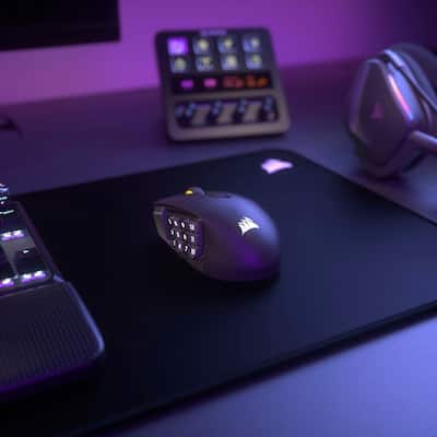 CORSAIR Scimitar Elite Wireless SE MOBA/MMO Optical Gaming Mouse CORSAIR Scimitar Elite Wireless SE MOBA/MMO Optical Gaming Mouse