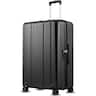 LUGGEX - 28 Inch Large Checked Suitcase, 105L Capacity L2 PC Hardside Luggage with 360° Spinner Wheels - EX-Core - Black