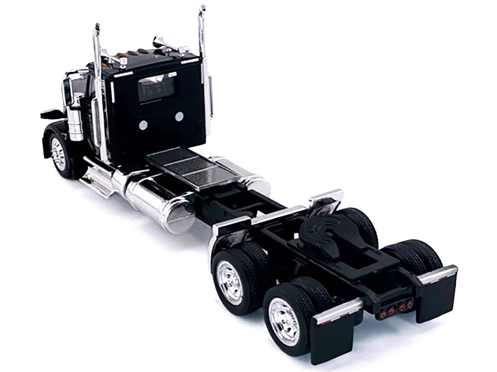 Alt View 2. HO Logistics Replicas - Peterbilt 589 2-Axel Day Cab Black 1/87 (HO) Scale Plastic Model Car by HO Logistics.